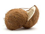 Kokos: Harte Schale, weiche Haut