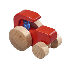 ニック 木製トラクター レッド (1歳から)